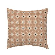 Snowflake Quilt - Caramel Taupe - l