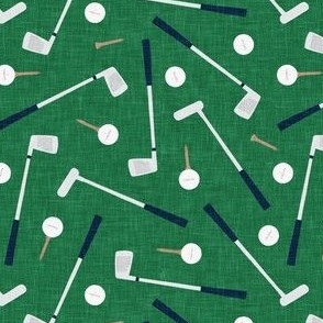 golf clubs - green - LAD24