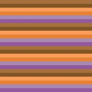 Purple, Lavender, Orange, and Brown Western Halloween Stripes (med)