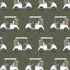  golf carts - olive green - LAD24