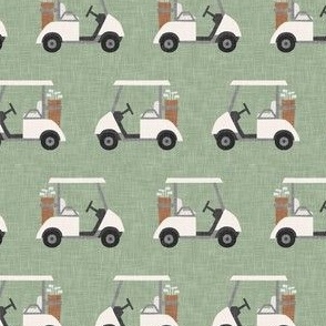  golf carts - sage green - LAD24