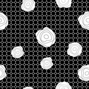 Black and White Roses - Small Print