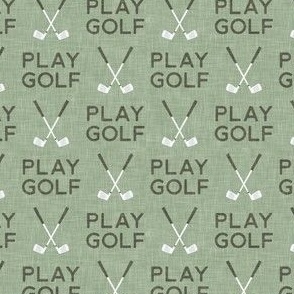 Play golf - golf clubs - sage  - LAD24