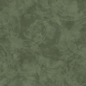 Reseda Green Deco Floral Fusion Painted Texture