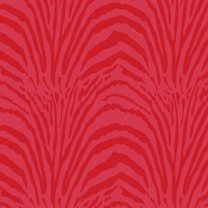 Pink Zoo Zebra Faux Animal Skin, African Nature Inspired Art Deco Glam Vibe, Bohemian Stylized Abstract Ornamental Art, Modern Luxury Graphic Design, Symbolic Visual Decorative Arts, Lush Red Pink Zebra Stripe Bedroom Boudoir Striped Zebra Animal Pattern