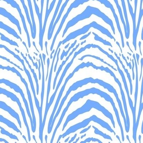 Blue White Zebra Pattern, Calming Zebra Wall Mural, Zebra Stripe Zany Kitchen Pantry, Zebra Print Throw Blanket, Zebra Stripe Fashion Design, Animal Graphic Interior Design, Quirky Zebra Gift, Decorative Zebra Throw Pillows, Quirky Luxe Striped Curtains