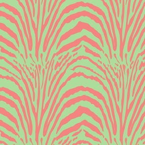 Maximalist Rose Pink Zebra Print Stripe, Graphic Raspberry Animal Skin Throw Pillow, Dramatic Living Room, Vintage Retro Wild Zebra Luxe, Bold Fashion Statement, Luxe Bathroom Décor, Pink Green Bold Zebra Stripes, Retro Zebra Print, Vintage Zebra Pattern 