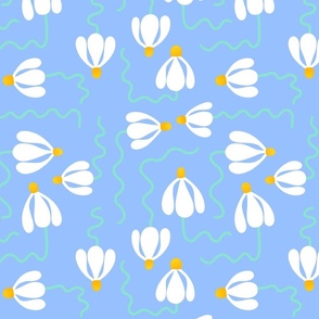 Wavy Daisy | Cornflower Blue