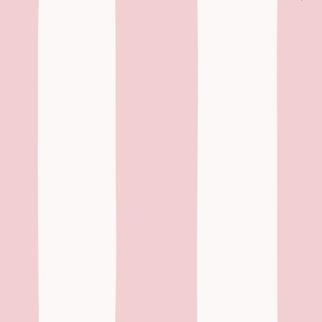 LARGE 6 inch Stripe in Soft Pink