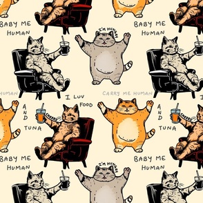 Funny fat Cats 