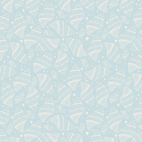 Seashell blue - Benjamin Moore polar sky