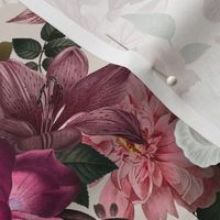 Vintage Floral Romance - 3554 medium // pastel parchment