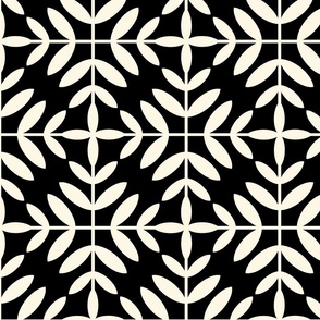 Geometric leaf tiles, leaves