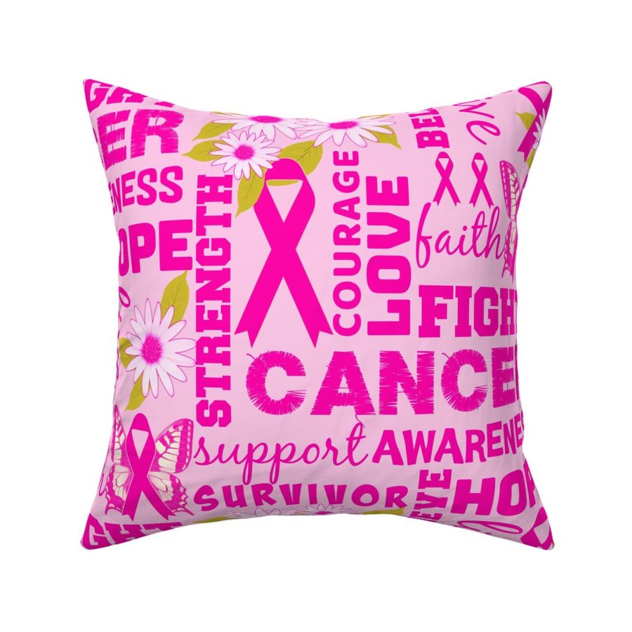 LARGE BREAST CANCER COLLAGE PINK