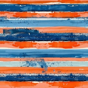 orange and blue stripes
