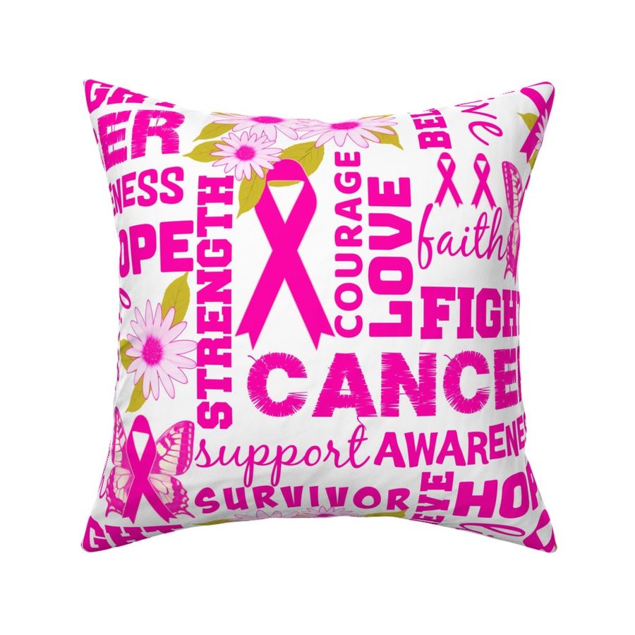 LARGE BREAST CANCER COLLAGE WHITE