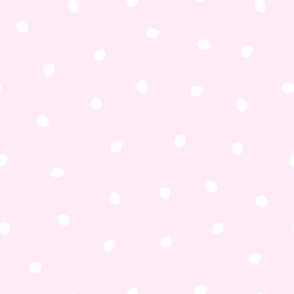 Dots - Pink - Pastel Colors - Baby Girls - Girly - Polka Dots - Nursery - Minimalist - Kids