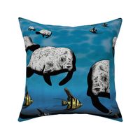 manatee backpack/pillow