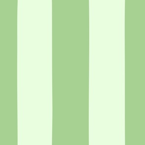 LARGE 6 inch Stripe in Soft Mint Green