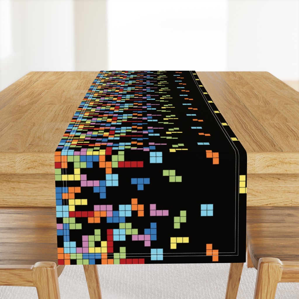 Tetris Border Print