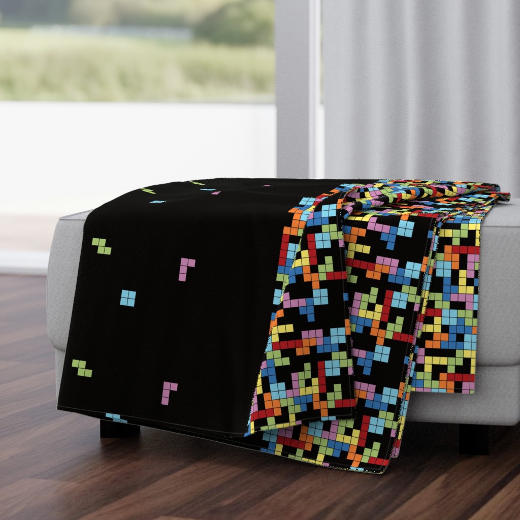 Tetris Border Print