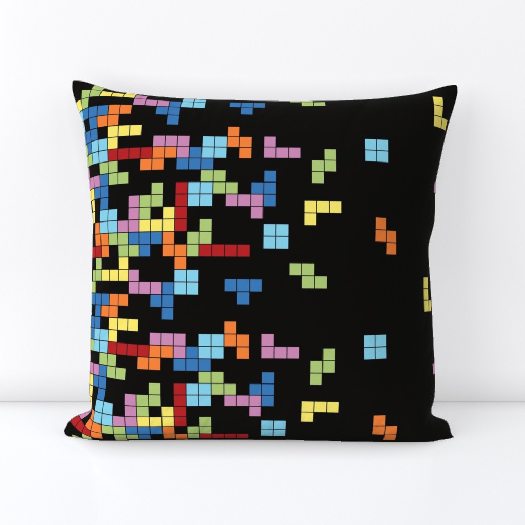 Tetris Border Print