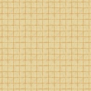 Micro Rustic Weathered Grid | Butter Cream | Quilting | Antique Halloween