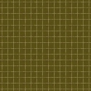 Micro Rustic Weathered Grid | Sage Green | Quilting | Antique Halloween