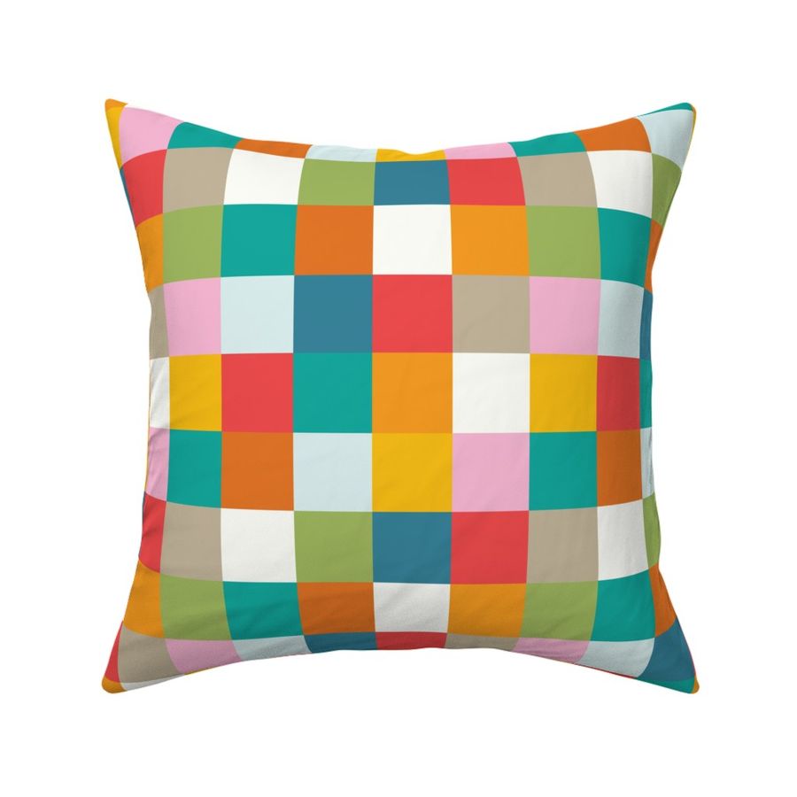 Checks in Bright Colors - Medium