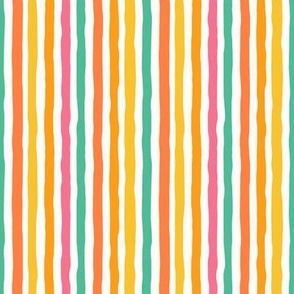 Bright Colourful Candy Stripes 