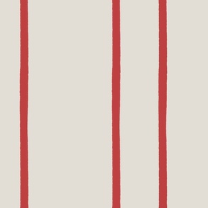 classic simple stripe red_white,large