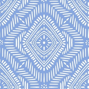 Boho Medallion/Vibrant Blue