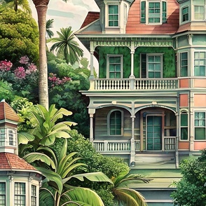 Key West Victorian Jungle Seaside Home