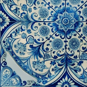 Delftware Blue and White Pottery Design