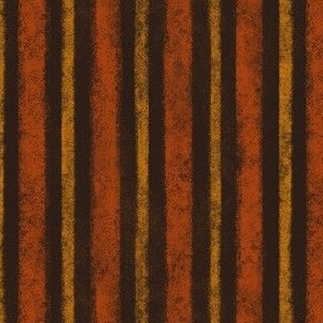 Rustic Stripes | Pumpkin Spice Orange, Harvest Gold, & Primitive Black | Antique Halloween