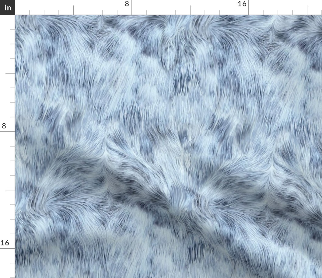 Blue heeler fur print
