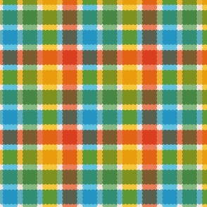 'Rainbow' Scalloped Gingham - Small Edition