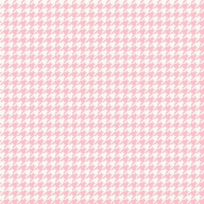 Houndstooth - Baby Pink