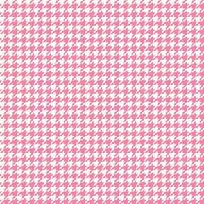 Houndstooth - Candy Pink