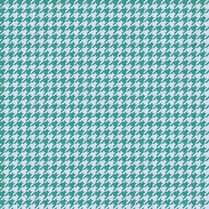 Houndstooth - Emerald and Lilac