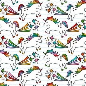 Small Scale Rainbow Unicorn Farts