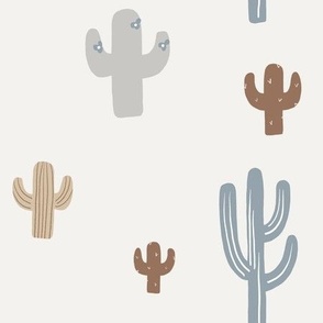 Summer cactus desert kids print large