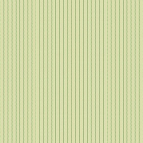 Gritty Pinstripe - Sage Green on Cream/Small