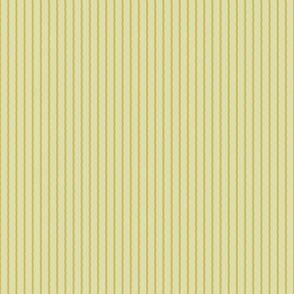 Gritty Pinstripe - Yellow on Cream/Small