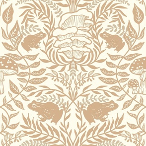 Forest Frogs in Taupe / Custom Color 1