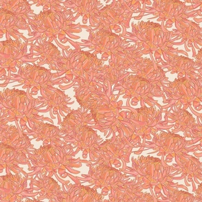 Golden Era Chrysanthemum-Japonica Pink-Medium Scale