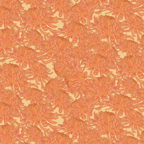 Golden Era Chrysanthemum-Golden Overlay-Japonica Pink-Medium Scale