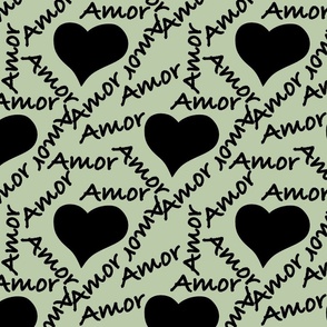 Amor green black