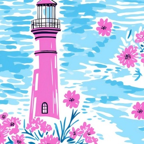 Seaside Dreams with lighthouse