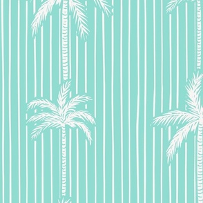 Palm Trees With Stripe Jelly Mint Base